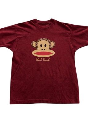 Gildan Maroon Graphic Tee with Leopard Print Julius